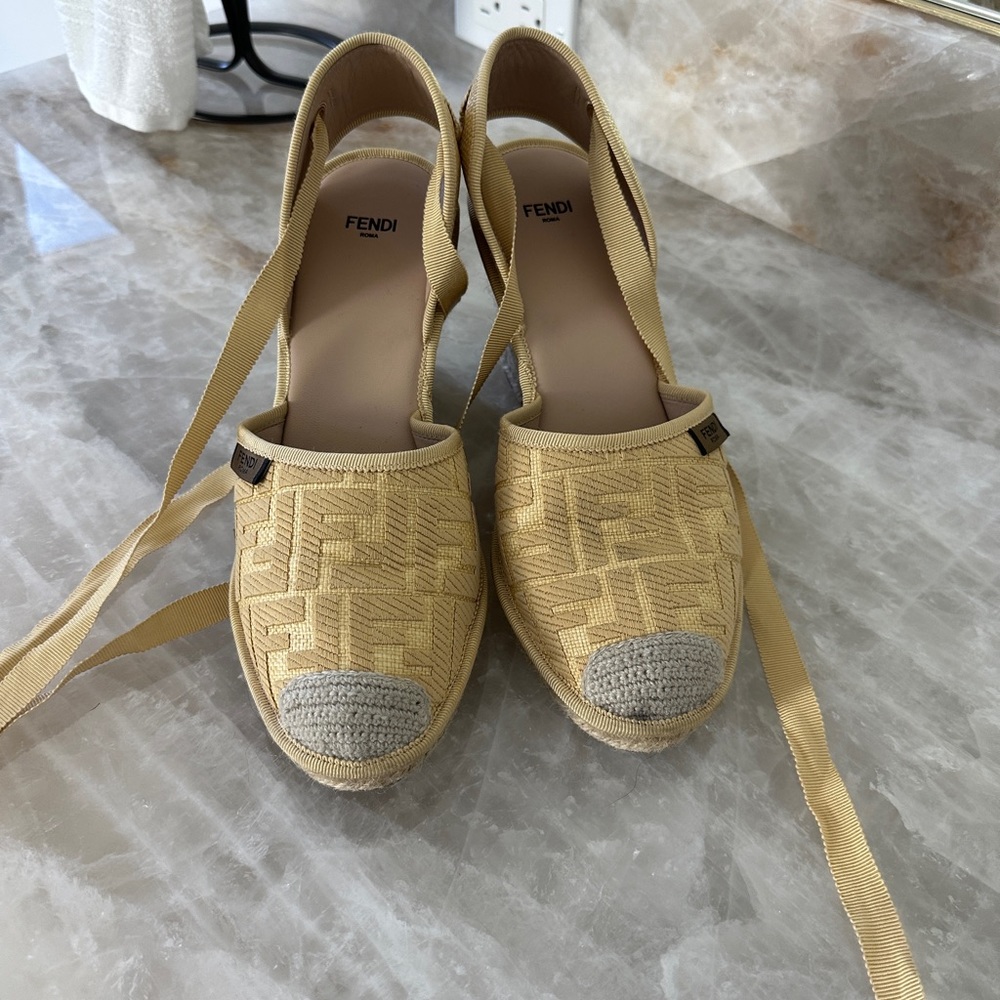 Fendi espadrille wedges